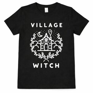 Black Village Witch Graphic T-Shirt